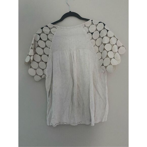 Umgee linen blend woman’s top size large - Picture 2 of 9